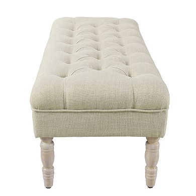 HomePop Classic Tufted Bench