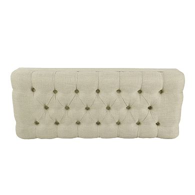 HomePop Classic Tufted Bench