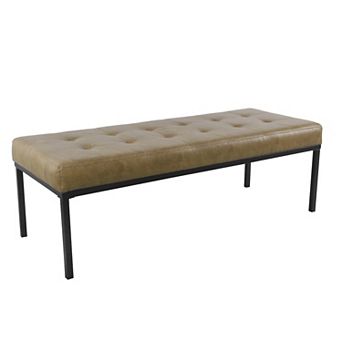 HomePop Tufted Bench