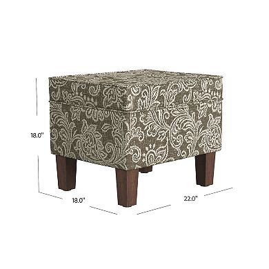 HomePop Hidden Storage Ottoman