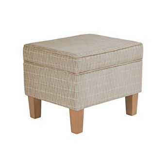 HomePop Hidden Storage Ottoman