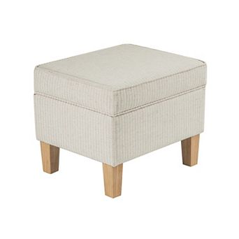 HomePop Hidden Storage Ottoman