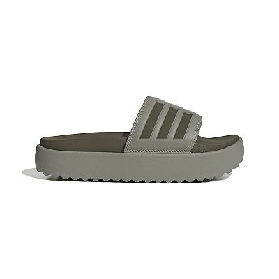 Adidas gray slides online