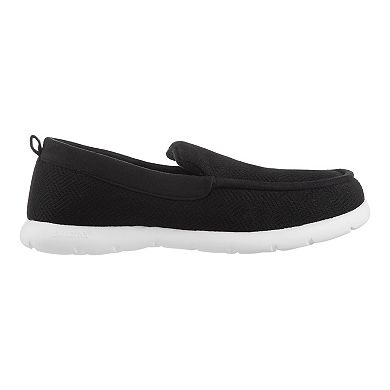 isotoner Zenz Men's Hatch Knit Moccasin