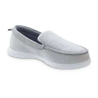 isotoner Zenz Men's Hatch Knit Moccasin