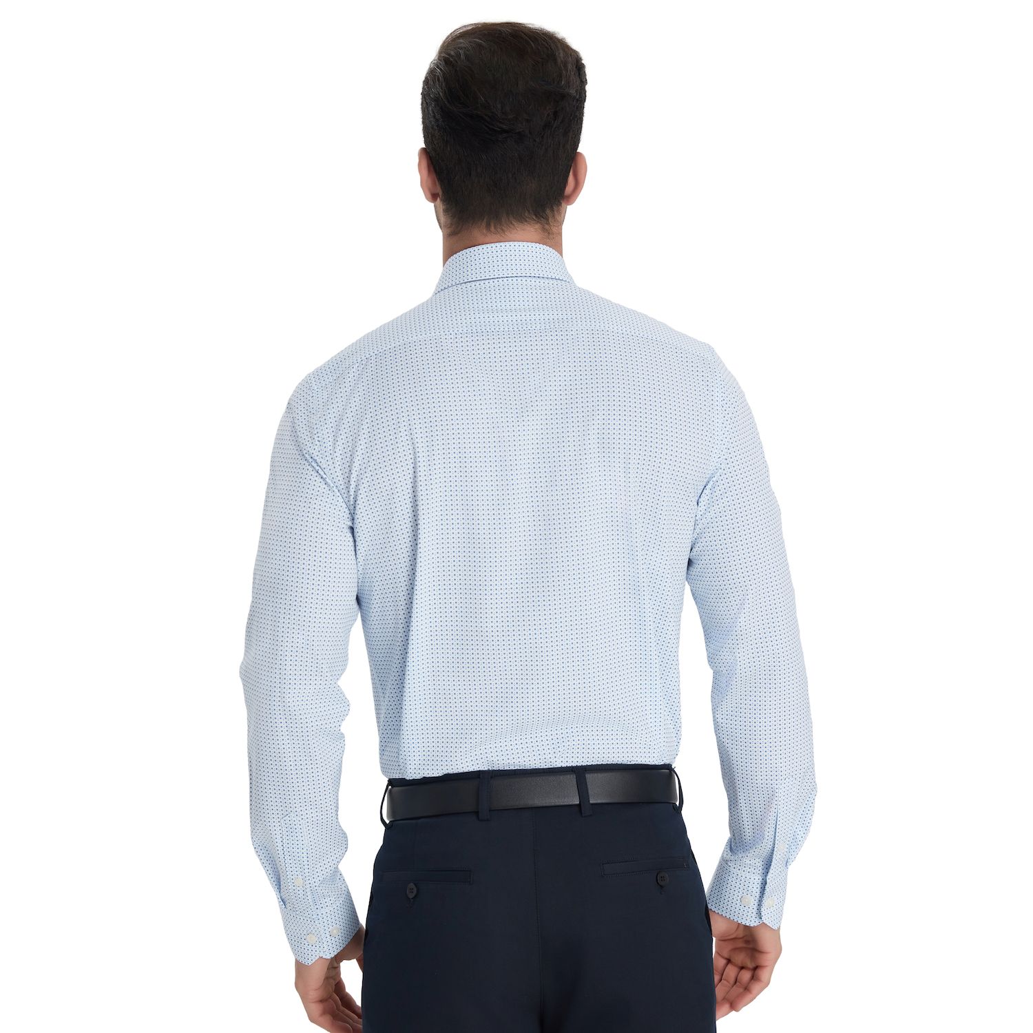 kohls slim fit dress shirt Men's Bespoke Slim-Fit Wrinkle Free Performance Dress Shirt