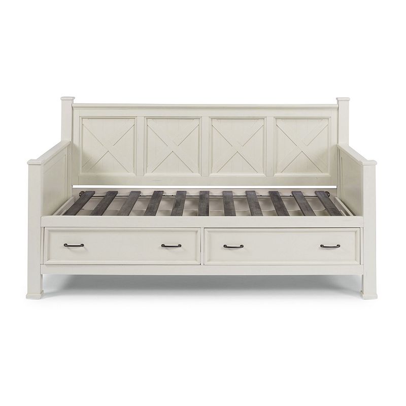 homestyles Seaside Lodge Storage Twin Daybed, White
