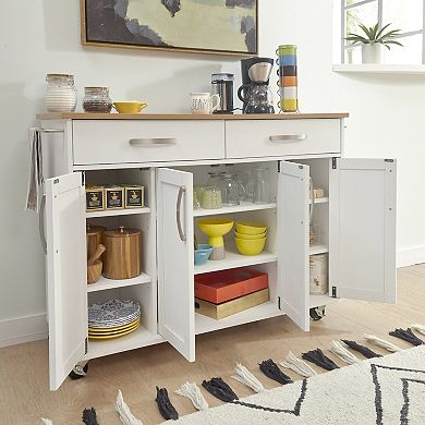 homestyles Storage Plus Kitchen Cart