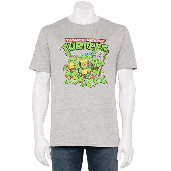 Men's Teenage Mutant Ninja Turtles Graphic Tee, Size: Small, Dark Grey