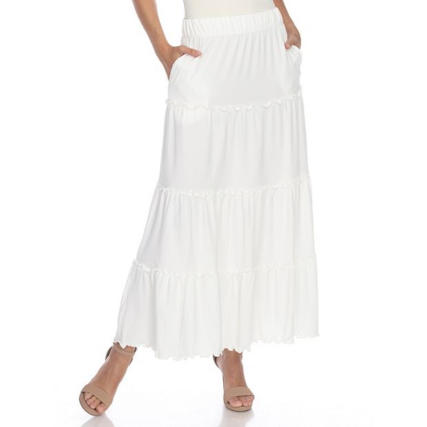 High waisted on sale white skirt kohls