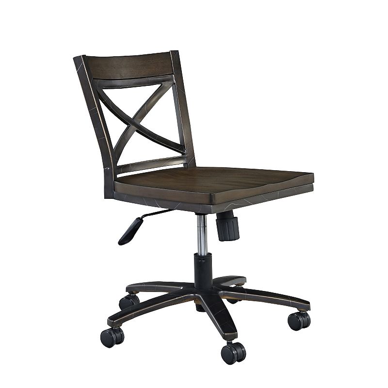 homestyles Xcel Swivel Desk Chair, Brown