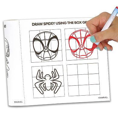 Spider-Man Color & Sticker Activity and Crayon Case