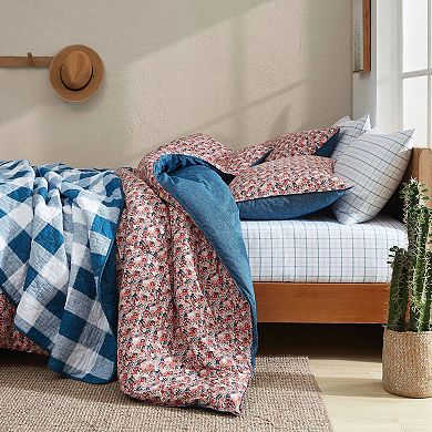 Wrangler Prairie Floral Blue Comforter Set