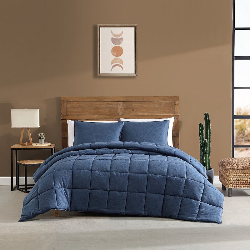 Wrangler Mesa Blue Comforter Set with Shams, King