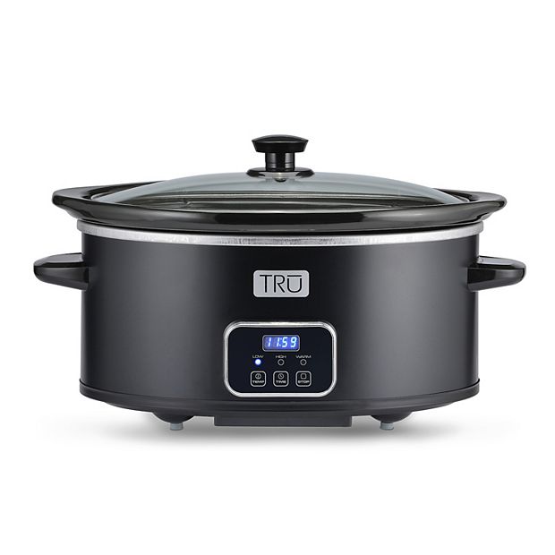 6 Qt. Digital Stainless Steel Slow Cooker