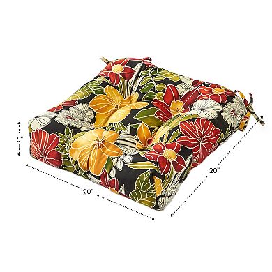 Greendale Home Fashions 20" 2-piece Outdoor Chair Cushion Set