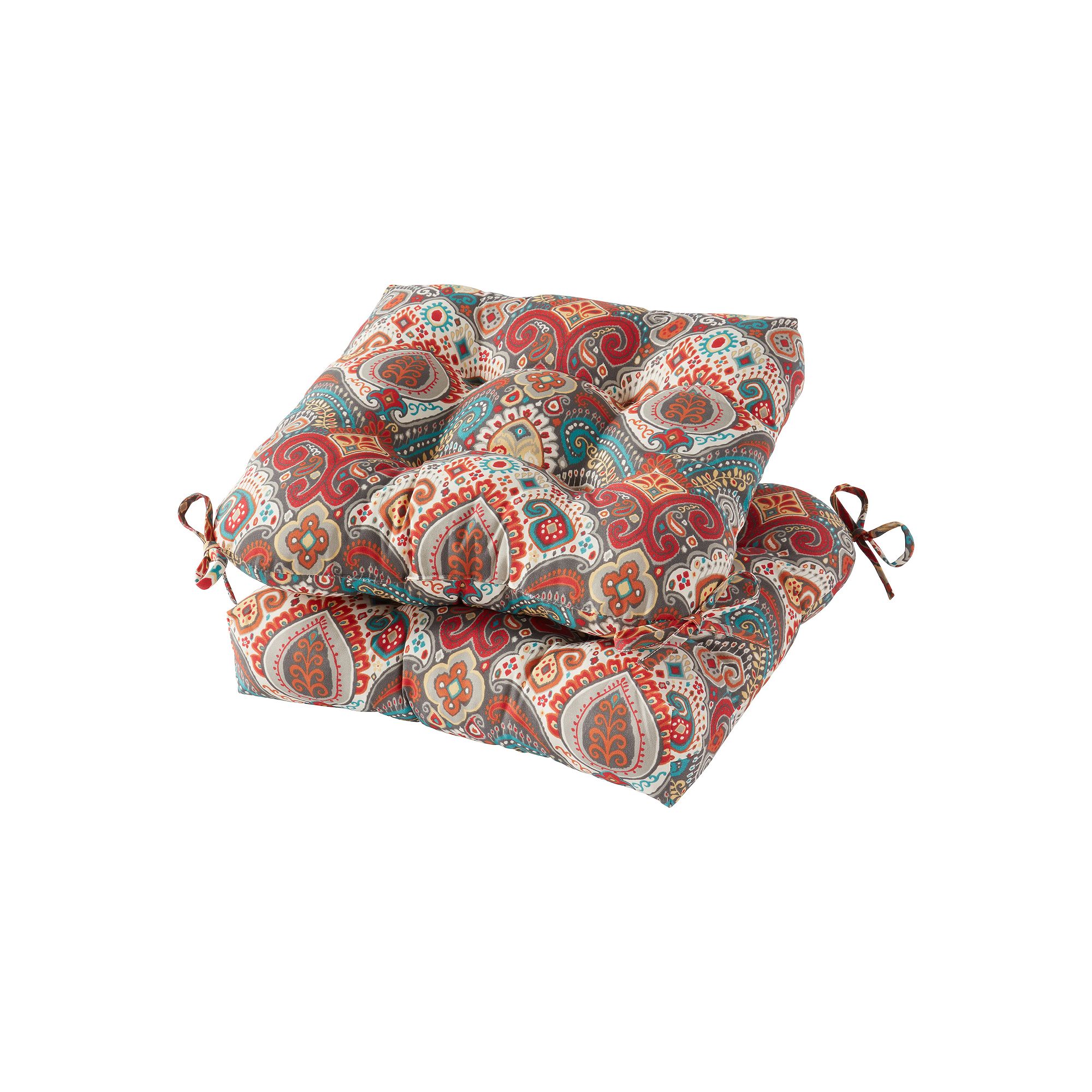Greendale Home Fashions 20 2-piece Outdoor Chair Cushion Set, Asbury Par