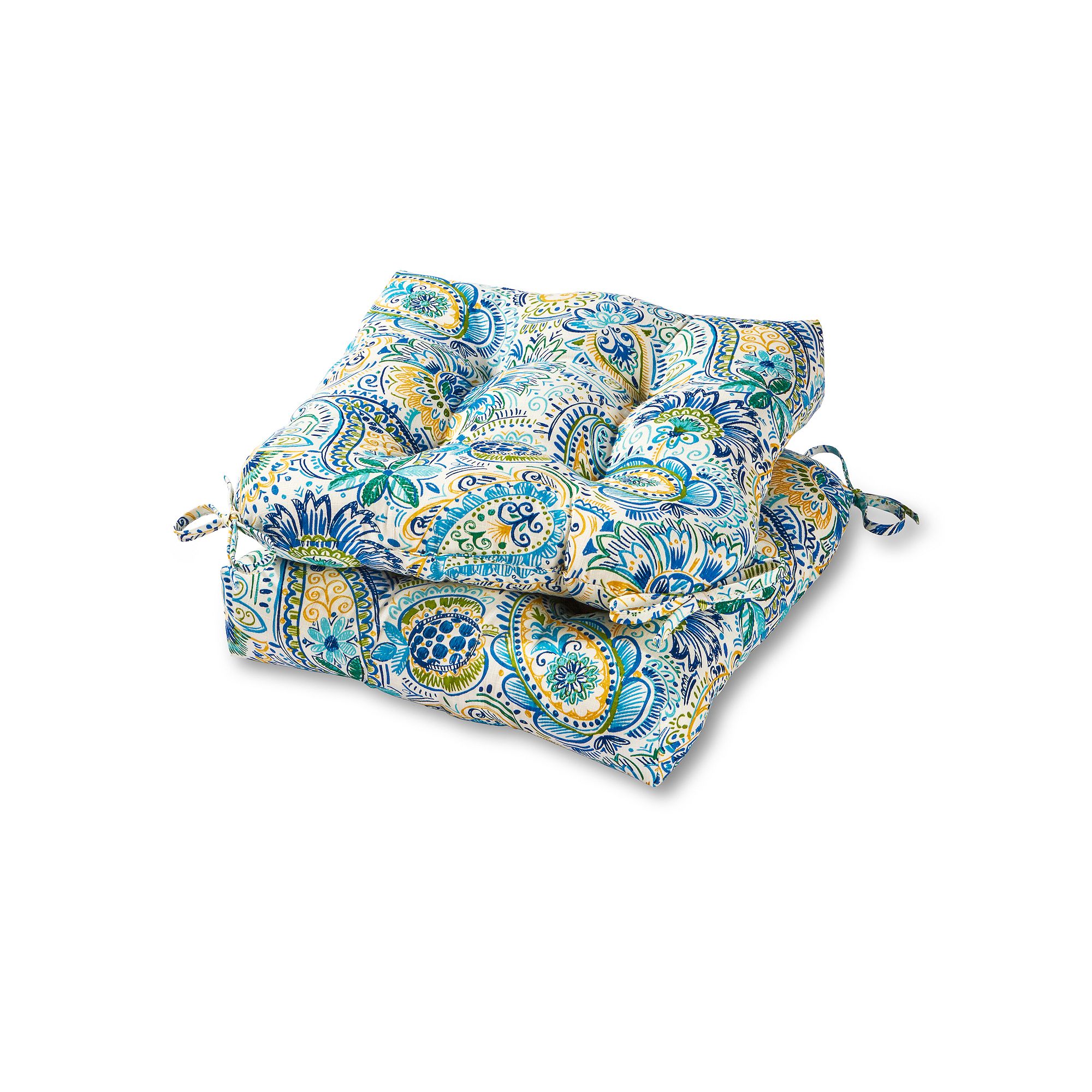 Greendale Home Fashions 20 2-piece Outdoor Chair Cushion Set, Baltic