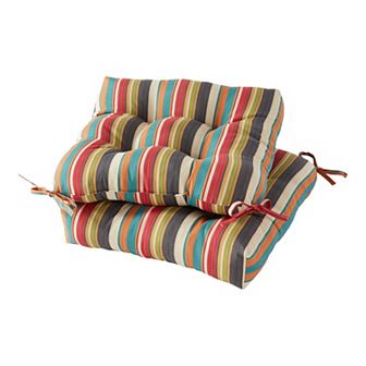Greendale Home Fashions 20" 2 pc Outdoor Chair Cushion Set