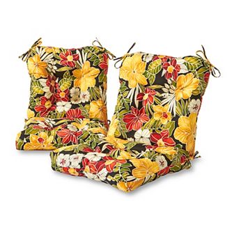 Greendale Home Fashions 2 pc Outdoor Seat/Back Chair Cushion Set