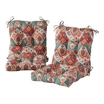 Greendale Home Fashions 2 pc Outdoor Seat/Back Chair Cushion Set