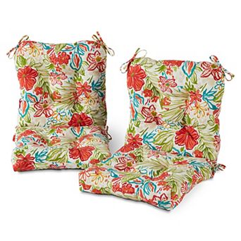 Greendale Home Fashions 2 pc Outdoor Seat/Back Chair Cushion Set