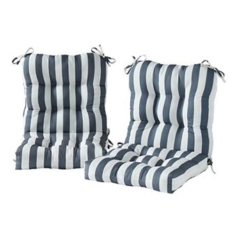 Greendale Home Fashions 2 pc Outdoor Seat/Back Chair Cushion Set