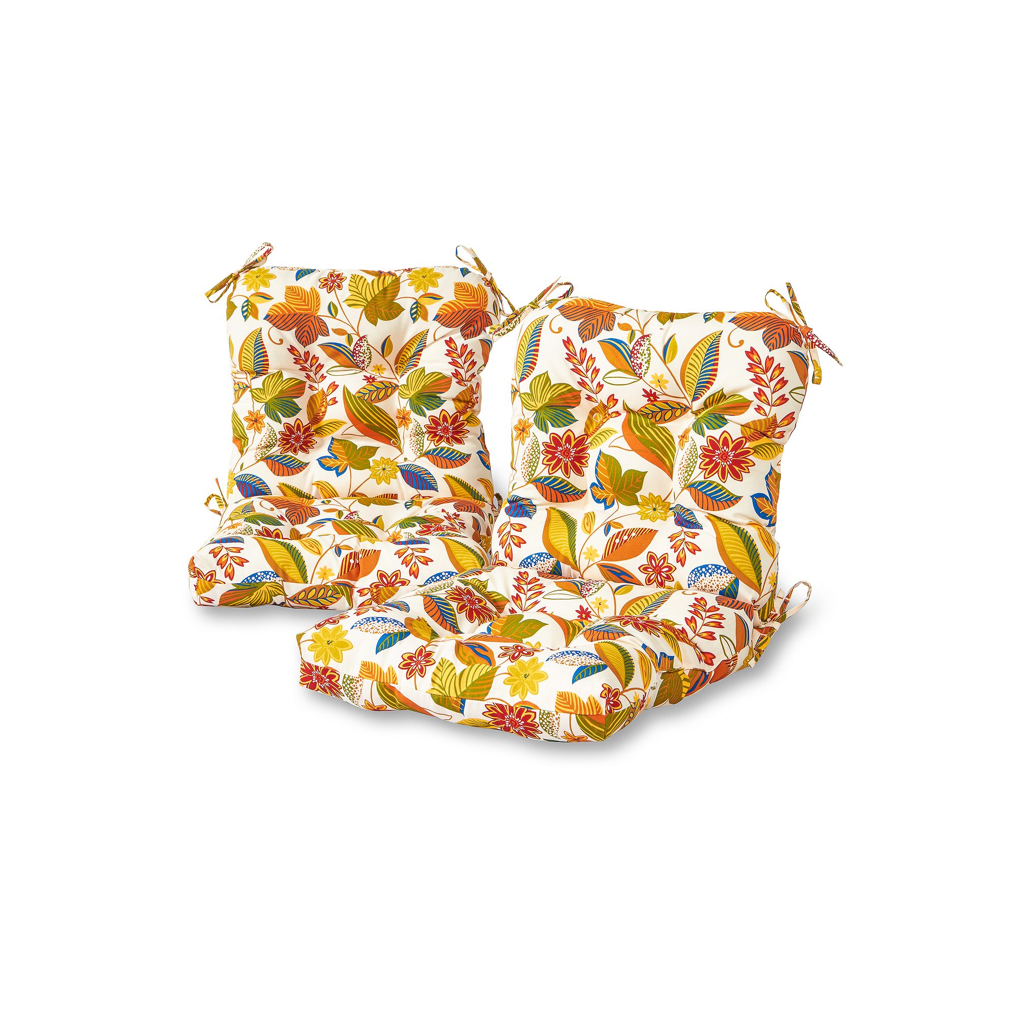 Greendale Home Fashions 2-piece Outdoor Seat/Back Chair Cushion Set, Esprit