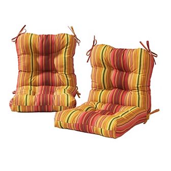 Greendale Home Fashions 2 pc Outdoor Seat/Back Chair Cushion Set