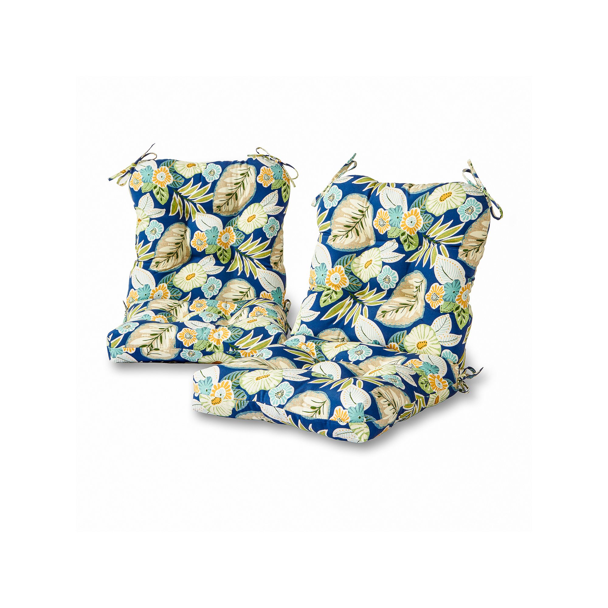 Greendale Home Fashions 2-piece Outdoor Seat/Back Chair Cushion Set, Marlow