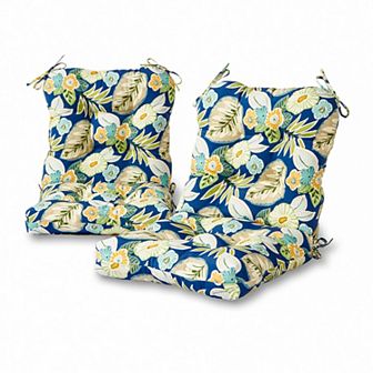 Greendale Home Fashions 2 pc Outdoor Seat/Back Chair Cushion Set