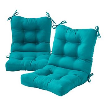 Greendale Home Fashions 2 pc Outdoor Seat/Back Chair Cushion Set