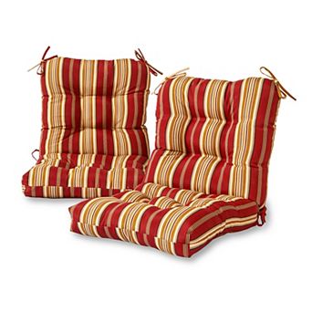 Greendale Home Fashions 2 pc Outdoor Seat/Back Chair Cushion Set