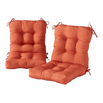 Greendale Home Fashions 2 pc Outdoor Seat/Back Chair Cushion Set