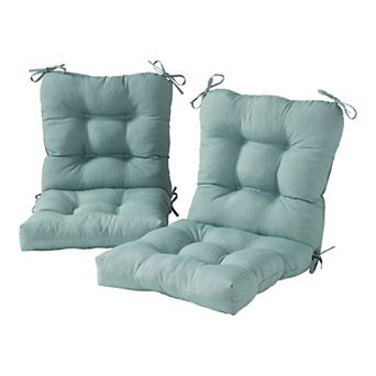Greendale Home Fashions 2 pc Outdoor Seat/Back Chair Cushion Set