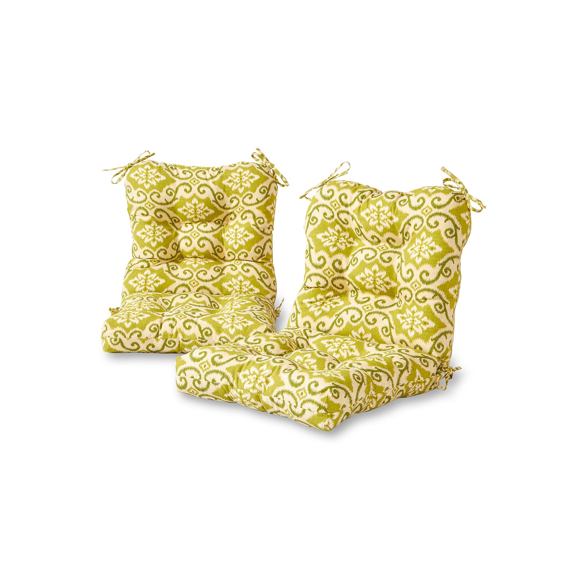 Greendale Home Fashions 2-piece Outdoor Seat/Back Chair Cushion Set, Shoreh