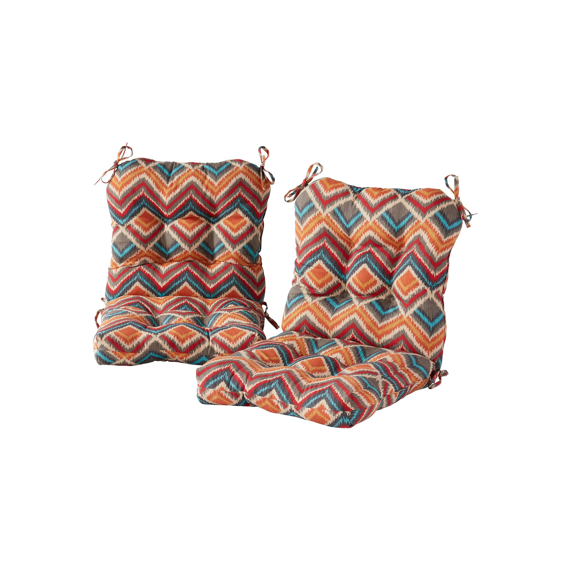 Greendale Home Fashions 2-piece Outdoor Seat/Back Chair Cushion Set, Surrea