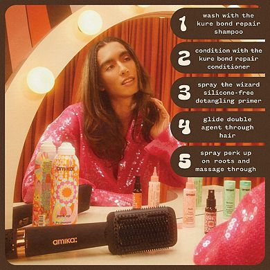 Smooth Talker Double Agent Straightening Blow Dry Brush Hair Set