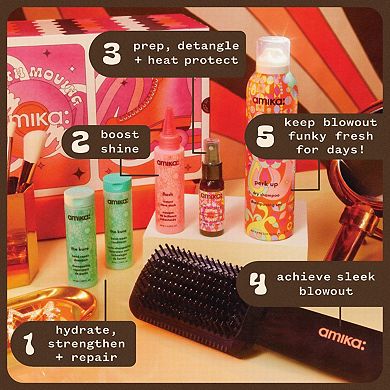 Smooth Talker Double Agent Straightening Blow Dry Brush Hair Set