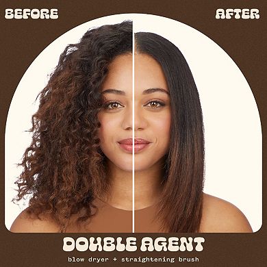 Smooth Talker Double Agent Straightening Blow Dry Brush Hair Set