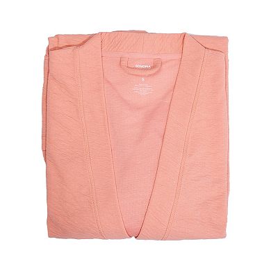 Women's Sonoma Goods For Life® Cloud Knit 3/4 Sleeve Robe