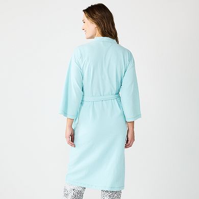 Women's Sonoma Goods For Life® Cloud Knit 3/4 Sleeve Robe