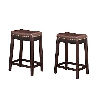 Linon Allure Counter Stool 2 Piece Set