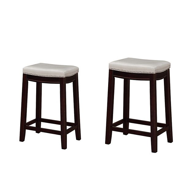 Linon Allure Counter Stool 2 Piece Set