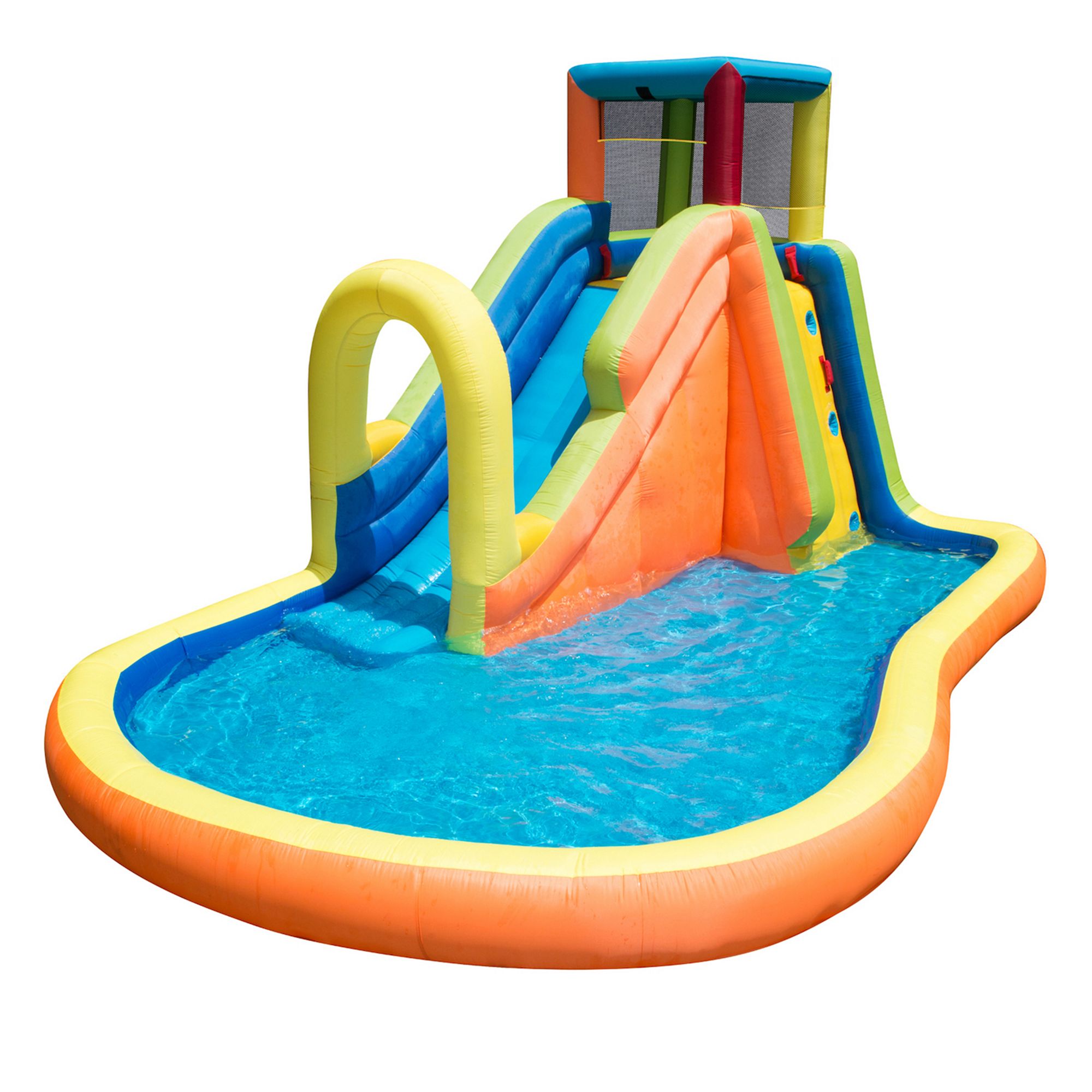 Banzai Inflatable Piñata Bash Party Slide Water Park, Multi