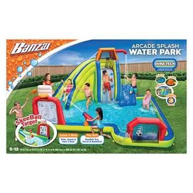 Banzai Inflatable Arcade Splash Water Park