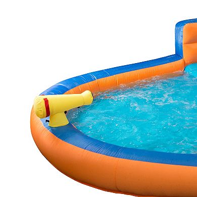 Banzai Inflatable Slide 'N Bounce Splash Park Water Park 3 Levels of Fun!