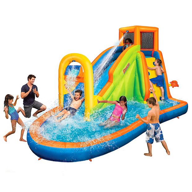 Banzai Plummet Falls Adventure Slide with Fill & Spill Water Bucket