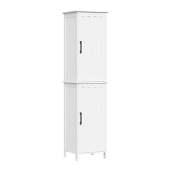 RiverRidge Home Monroe 4-Shelves Tall Storage Cabinet