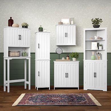 RiverRidge Home Monroe Corner Tall Storage Cabinet